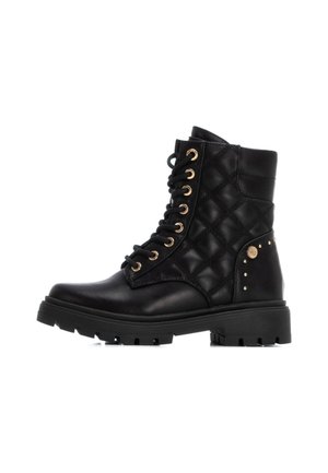 Botines con cordones - black