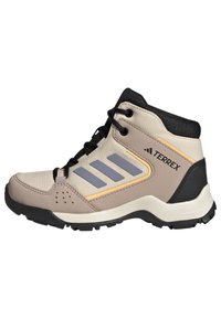 Adidas Terrex - TERREX HYPERHIKER MID HIKING - Hikingschuh - sand strata/silver violet/acid orange Thumbnail-Bild 1