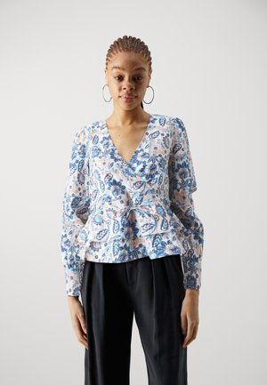 VMMATILDA FRILL  - Blouse - ibiza blue aopulla