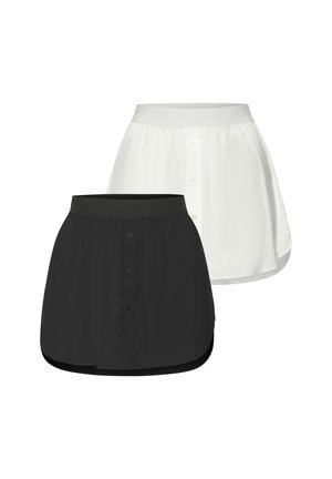 2-PACK - Minirock - schwarz weiß