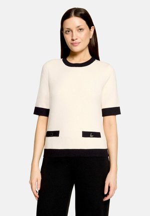 Betty Barclay, BETTY BARCLAY MIT TASCHEN STRICKPULLOVER - T-shirt imprimé - patch beige black