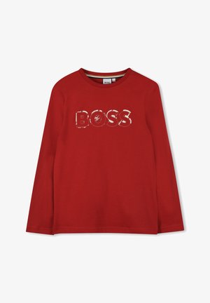 JUNIOR LONG SLEEVE - Top dugih rukava - dark red