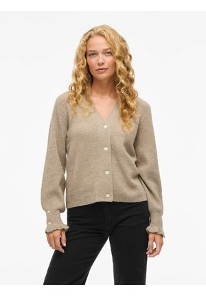 VITILDA V-AUSSCHNITT - Vest - natural melange