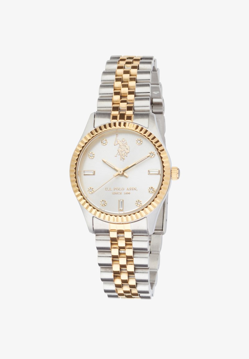 U.S. Polo Assn. Montre - silver yellow gold tone