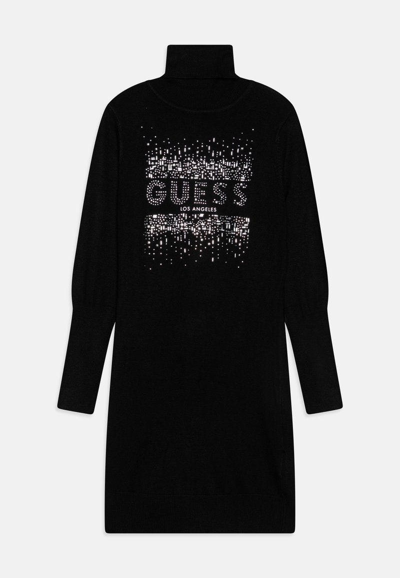 Guess JUNIOR DRESS - Strickkleid - jet black a996