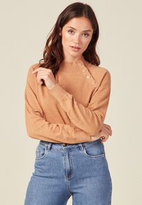 BONOBO Jeans MIT LANGEN ÄRMELN - Maglione - marron clair