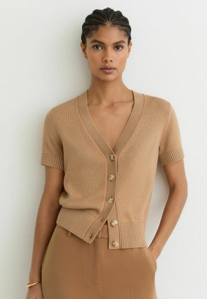 REGULAR FIT - ANYA SHORT-SLEEVE  - Vest - camel