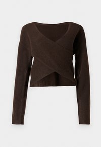 PCNANU DRAPE - Pullover - hot fudge