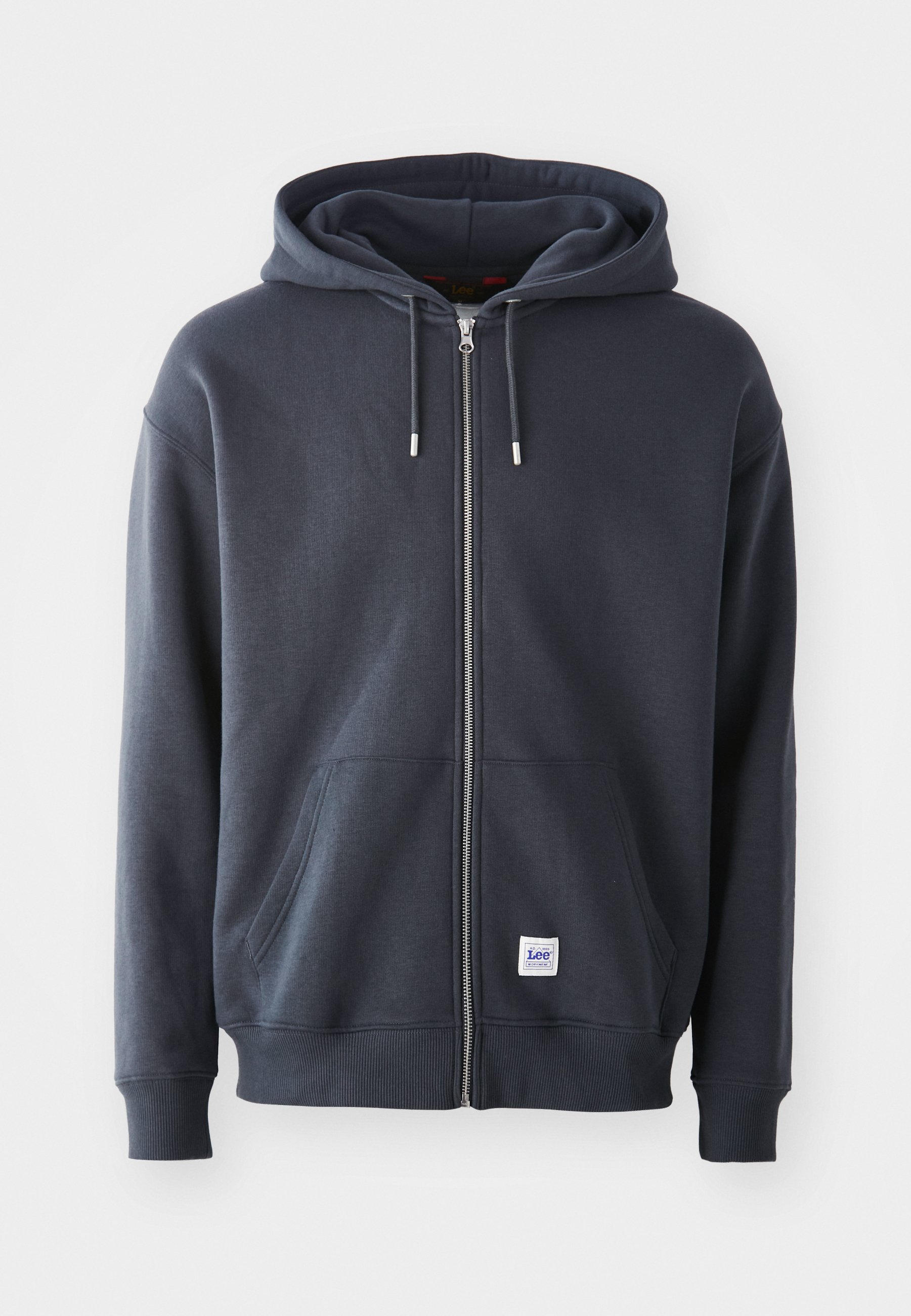 Lee FULL ZIP HOODIE - Zip-up sweatshirt - washed black/black