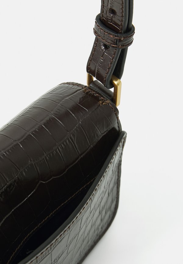 LE ZAZI EMBOSSED CROCO - Cross body bag - wood3