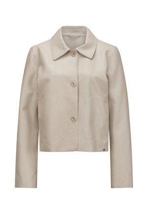 CANNA - Lederjacke - hell beige