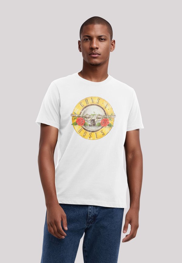 GUNS 'N' ROSES VINTAGE BULLET LOGO - T-Shirt print - weiß