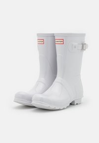 Hunter ORIGINAL ORIGINAL SHORT GLOSS - Galochas - white