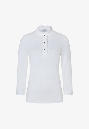 More & More, MORE & MORE FEMININES 3/4 ARM SHIRT, RÜSCHENKRAGEN - Longsleeve - offwhite
