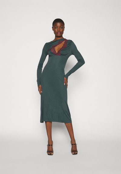 Vaillant BUSTIER DRESS - Jerseykjole - visgreen