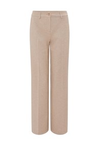 MID RISE LONG WIDE FIT - Pantaloni - soft oat