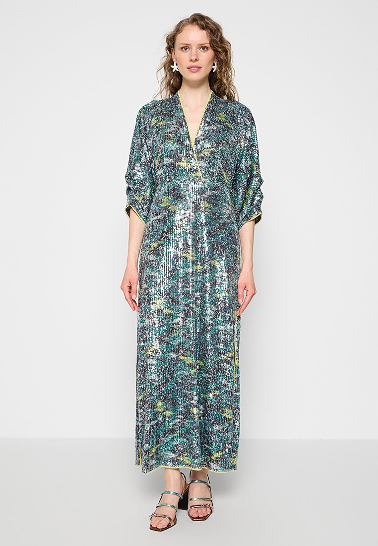 Diane von Furstenberg Blousejurk meerkleurig Diane von Furstenberg Blousejurk meerkleurig