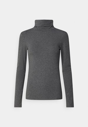 Langærmet T-shirt - mottled grey