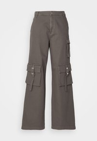 MIRZAGZ CARGO PANTS - Relaxed fit jeans - gunmetal grey