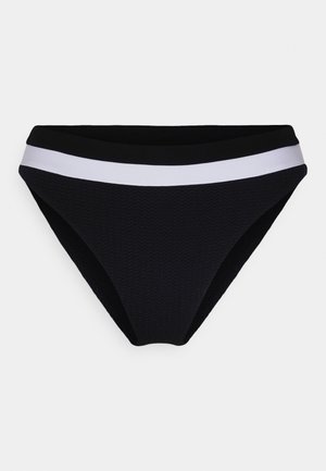Seafolly SLICE OF SPLICE SPLICED HIGH RISE - Κάτω μέρος μπικίνι - white/black