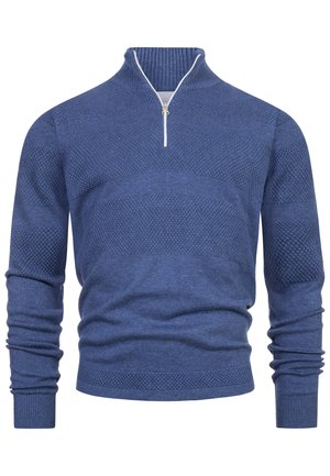 HANNES HALF - Strickpullover - federal blue mix