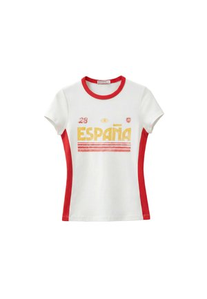 Stradivarius, - T-shirt z nadrukiem