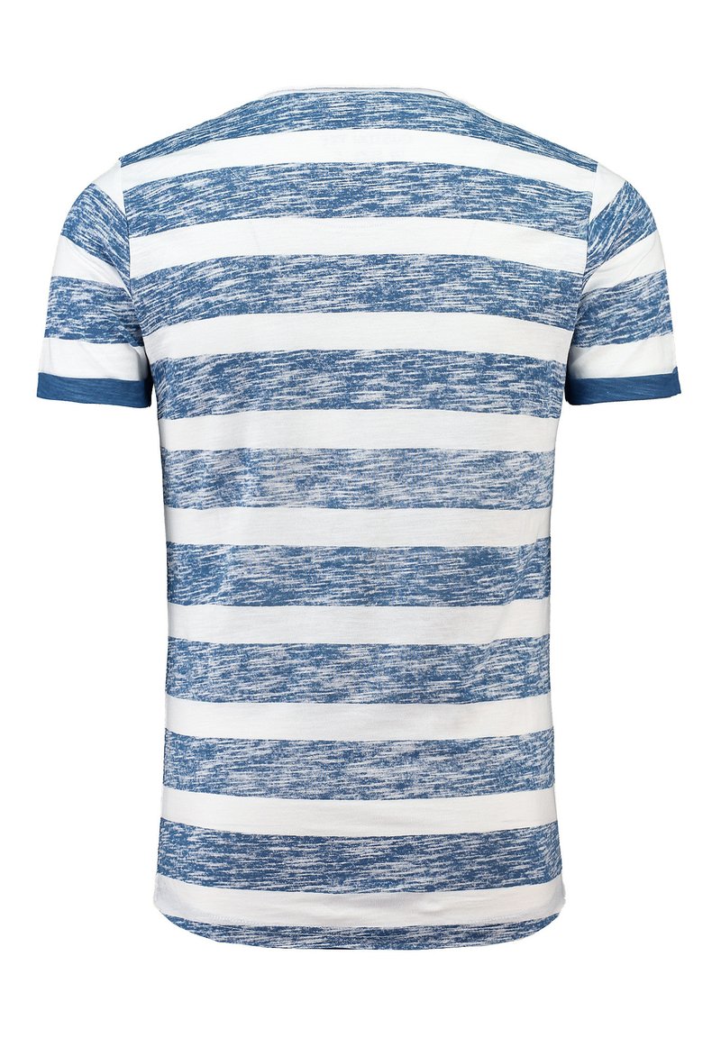 Herren T-Shirts basic | Key Largo T-Shirt print white-cobalt blue/weiß - FD66337 Herren T-Shirts basic | Key Largo T-Shirt print white-cobalt blue/weiß - FD66337