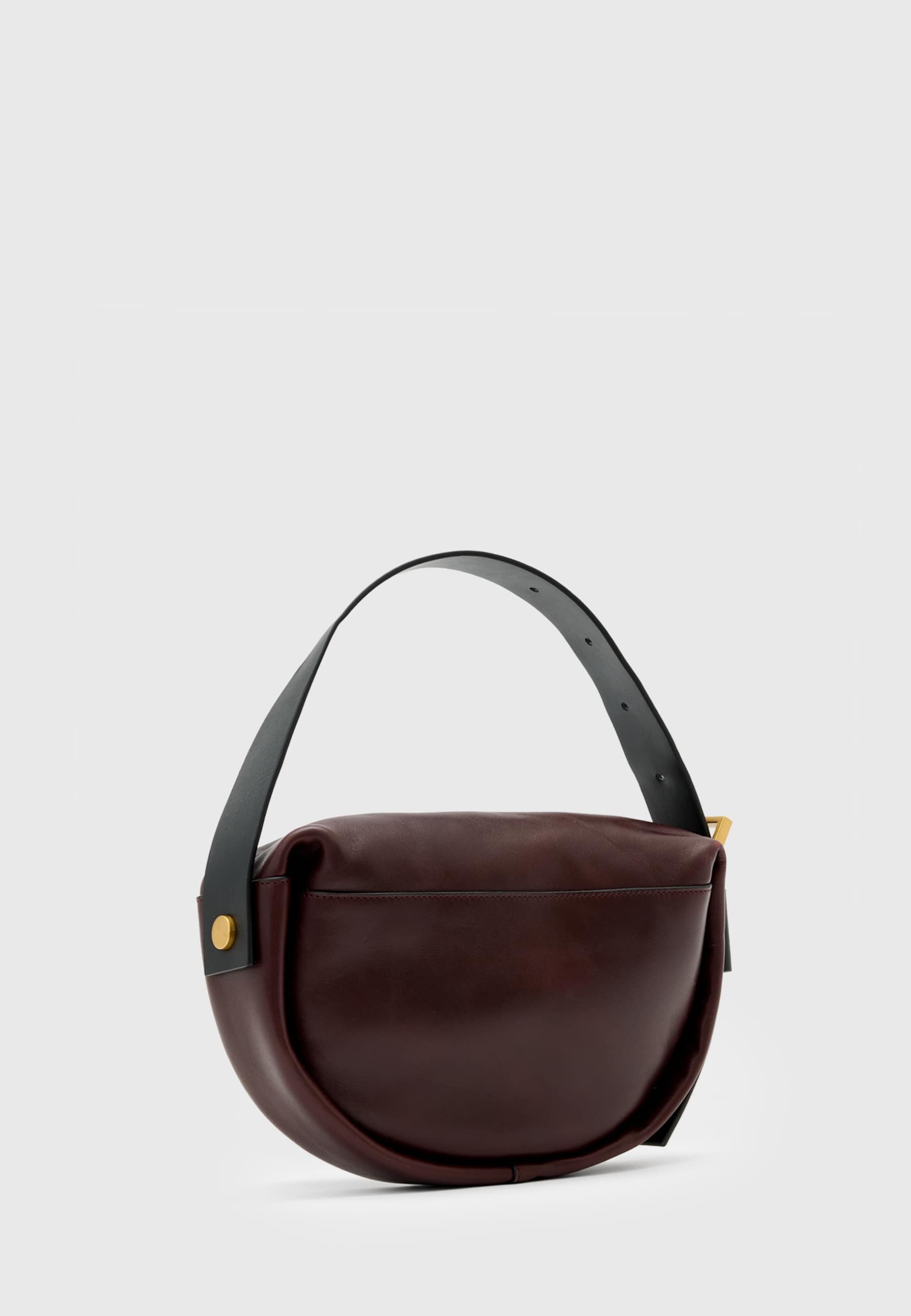AllSaints NOEMIE MINI GRAB - Rankinė - port red/Vyšninė spalva