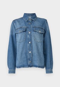 ONLELLA POCKET SHIRT - Nööpidega pluus - medium blue denim