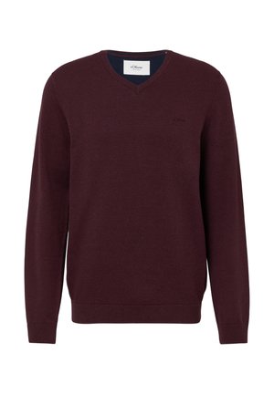 s.Oliver, MIT LOGOSTICKERE - Pullover - lila