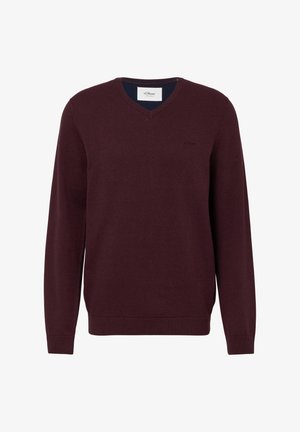 s.Oliver, MIT LOGOSTICKERE - Pullover - lila