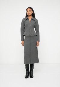 DAY Birger et Mikkelsen SUZIE - Falda acampanada - medium grey melange