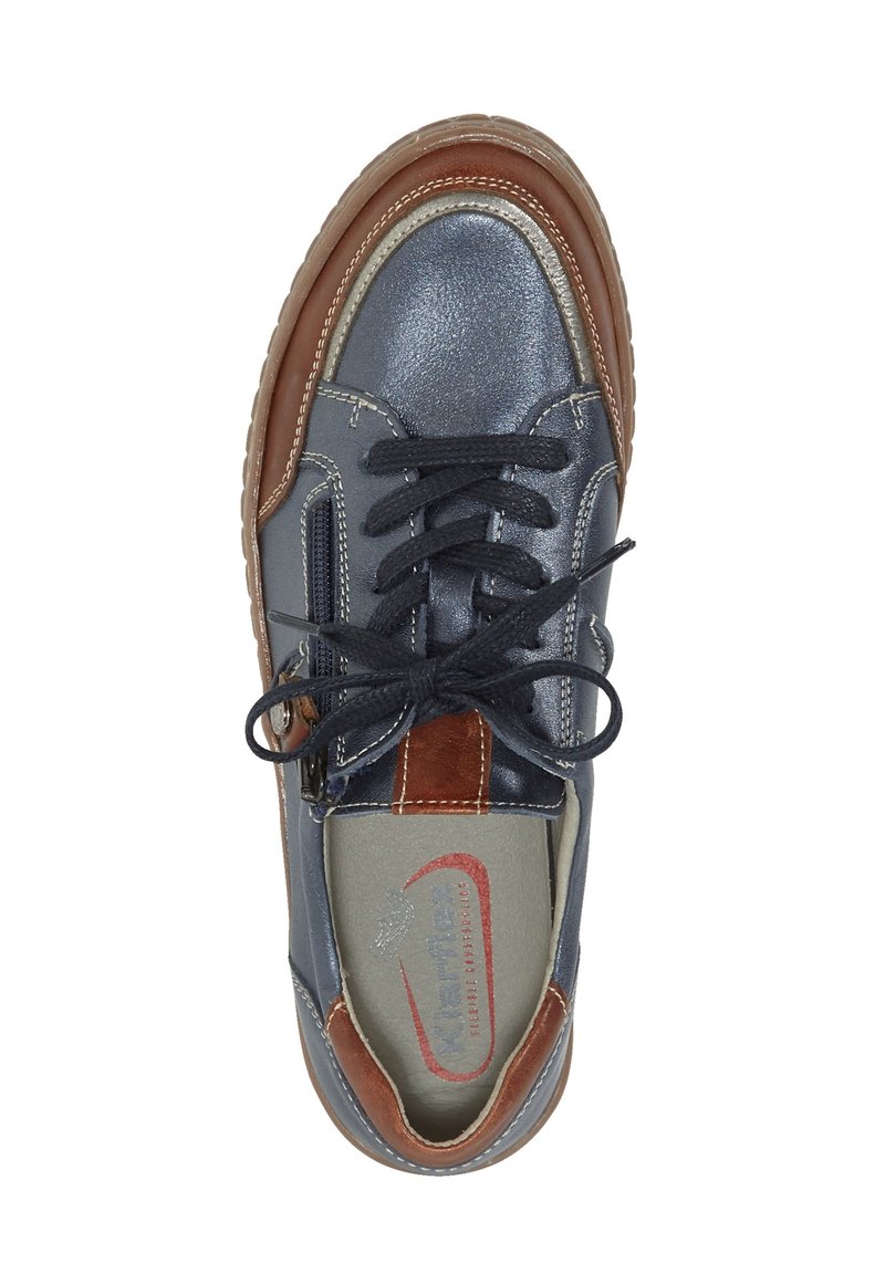 Damen Halbschuhe | Naturläufer Schnürer blau - BJ73049 Damen Halbschuhe | Naturläufer Schnürer blau - BJ73049