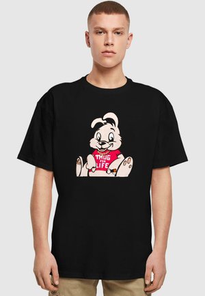 Print T-shirt - black