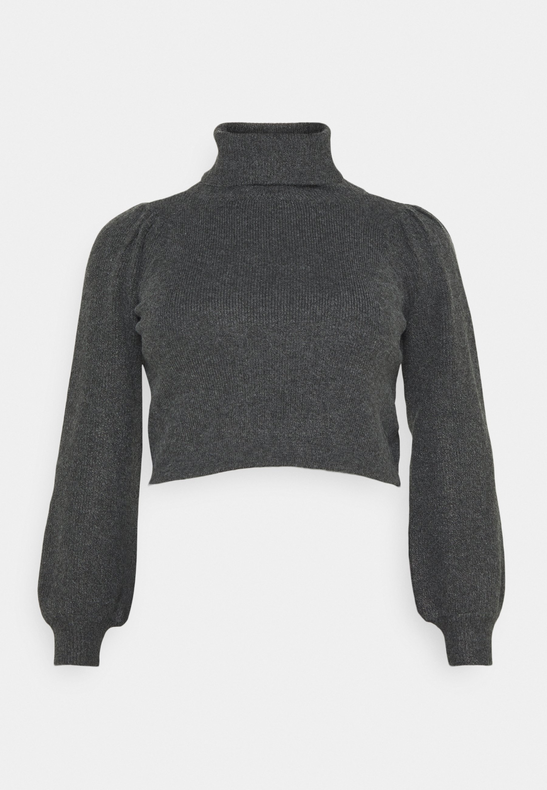 dark grey roll neck