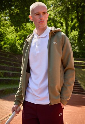 Lacoste Sport JACKET HOODED CLASSIC - Trainingsvest - khaki