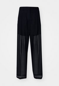 PLEATED PANT - Kalhoty - black
