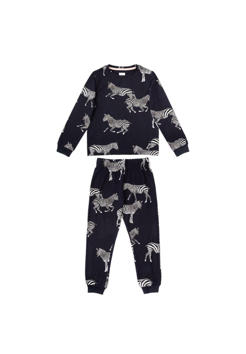 Chelsea Peers - ZEBRA CLASSIC SET - Pyjama - navy, Vergroten