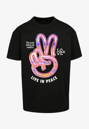 PRISMA - Tricou cu imprimeu - black