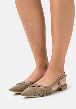 Bruno Premi, Ballerines à brides arrière - khaki