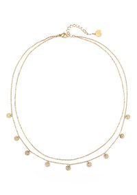 Hey Happiness TEXTURED CIRCLE LAYERED - Collana - goldfarben