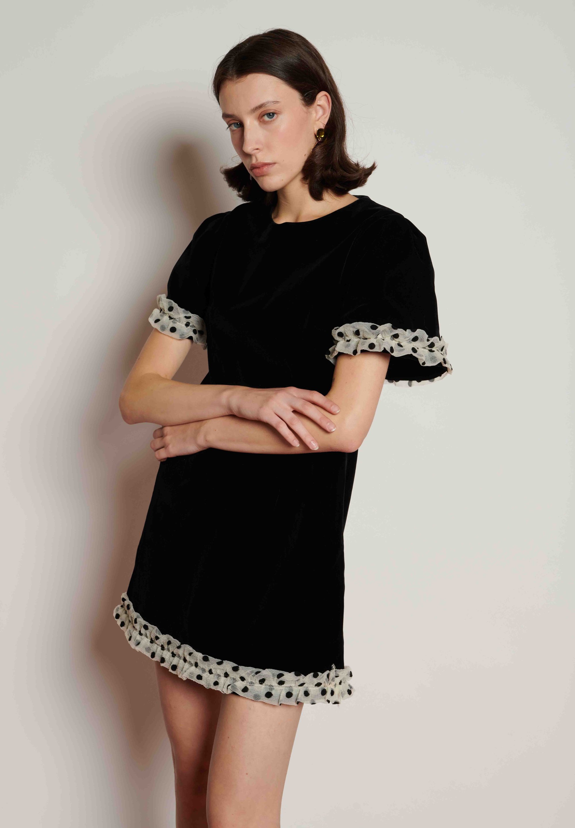 Sister Jane CITY VELVET - Day dress - black - Zalando.co.uk