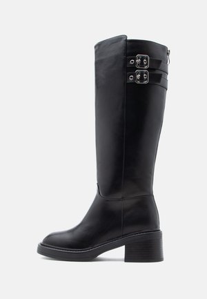 MIKKIE - Platform boots - black
