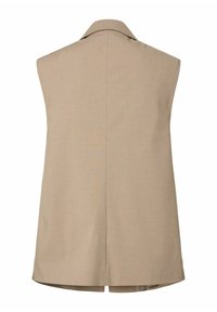 Pieces VEST PCROSA SPLIT - Veste sans manches - greige