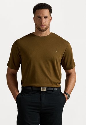 SOFT COTTON CREWNECK T-SHIRT - Basic T-shirt - nature brown