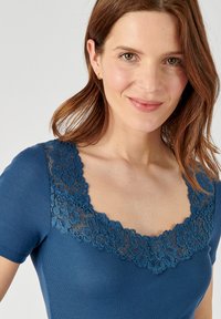 Damart MANCHES COURTES DOUCEUR THERMOLACTYL - Maglietta intima - bleu foncé