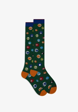 Gallo WITH POOL-BALL MOTIF - Knee high socks - basilico