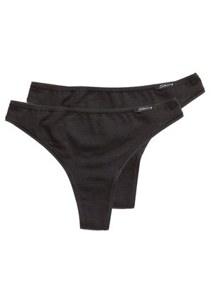 Skiny DAMEN STRING 2ER PACK - String - black