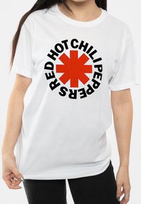 Paradiso Clothing RED HOT CHILI PEPPERS CLASSIC ASTERISK - Print T-shirt - white