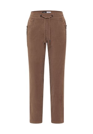 Cecil, MID WAIST SLIM LEG HOSE IM CASUAL FIT - Pantalon classique - earthy taupe